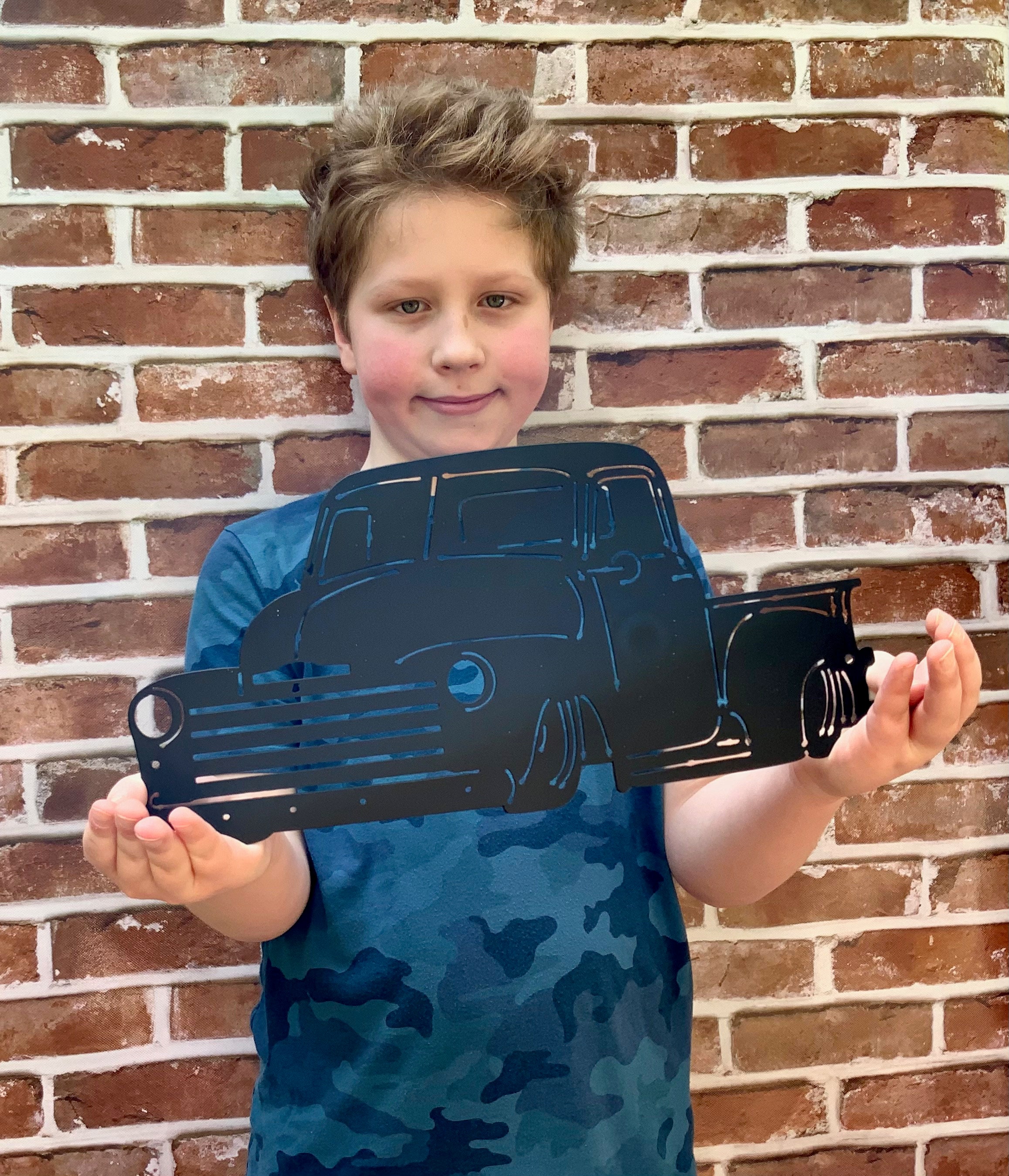 Metal Art Truck Metal Decor Wall Art Wall Decor Lawn Etsy