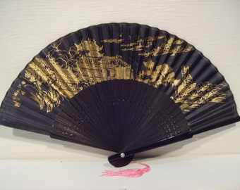 Vintage Asian Hand Fan /& Folding FanDecorative Asian DecorDecorative Asian Hand FanDecorative Asian Folding FanCollectible Asian Fans