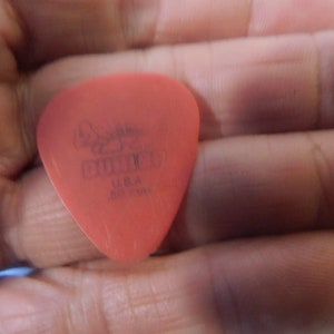 Guitar Pick with words Regular Picks. Musical Instrument
