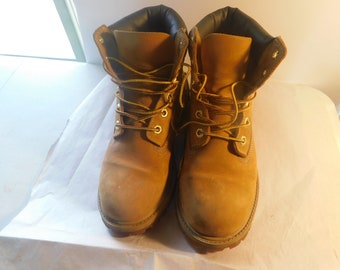 Timberland Kids Boots Suede Leather Lace Up Size 4