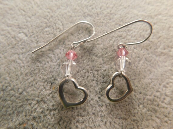 Orecchini A Perno In Argento Sterling 925 Massiccio – Con Cristallo Rosa 3 Mm, Chiusura A Farfalla, Senza Pietra