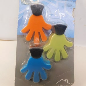 Chip Clips, Bag Clips, 6 Pack Black Magnetic Clips, Chip Clips Bag Clips  Food Clips, Bag Clips for Food, Clips for Food Packages, Magnet Clips, Chip