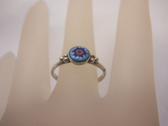 Vintage Sterling Crafted Solid 925 Silver Solitai… - image 2