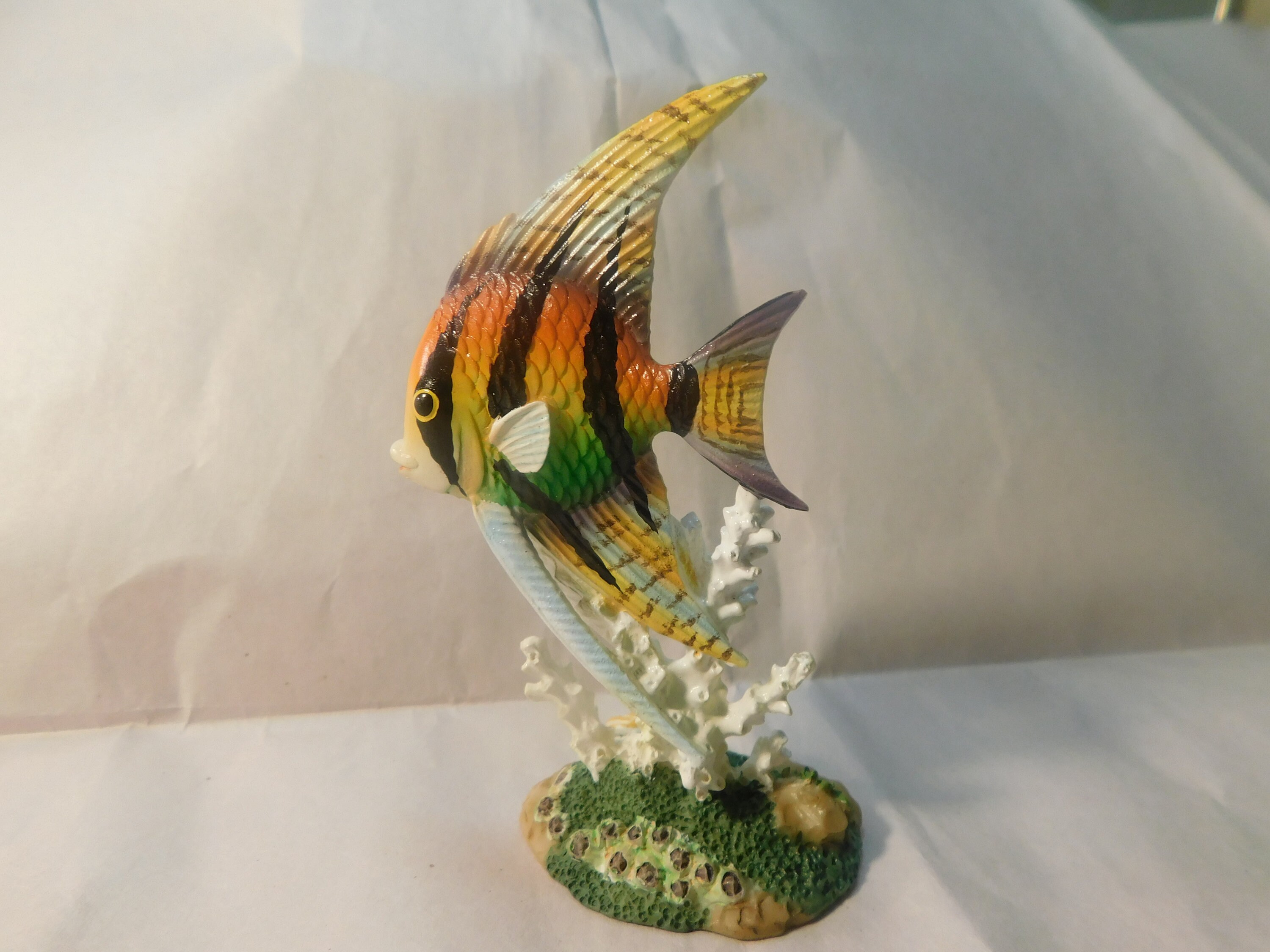 Engel Fisch Aquarium Marine Tropische Fische Figur Statue | Etsy