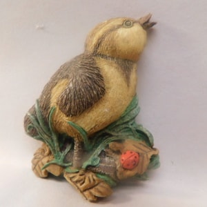 bird with Flowers Magnet Collectible Refrigerator Magnets birds Floral