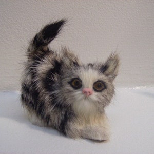 Fur Kitten Figure Figurine Furry Animals collectible Kittens Cats