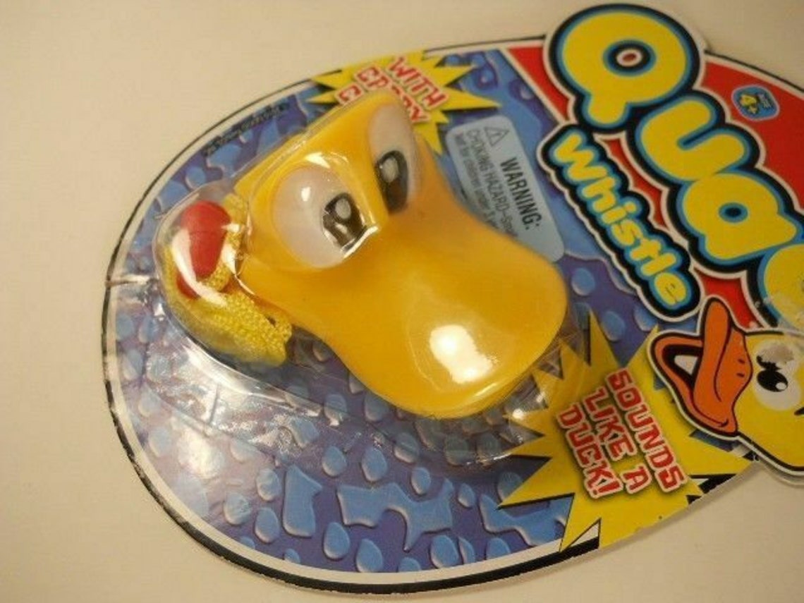 Vintage Novelty Toys Quack Toy Duck Whistle W/ cord Makes Etsy