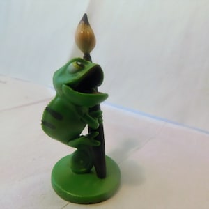 Vintage Disney Iguana Lizard on Flower Bud Pvc