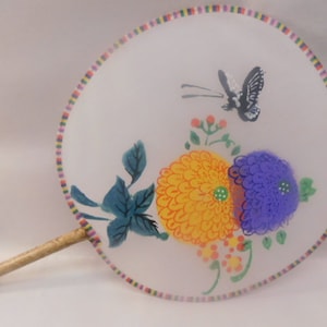 Floral Butterfly Palace handheld Fan