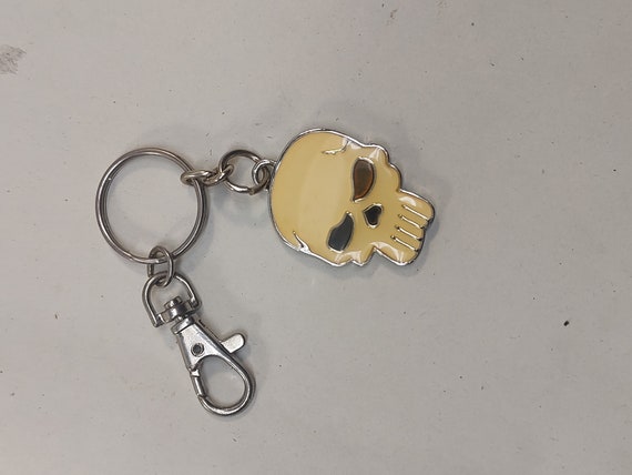 Scull & Enamel Keyring Keychain Belt  handbag wit… - image 5