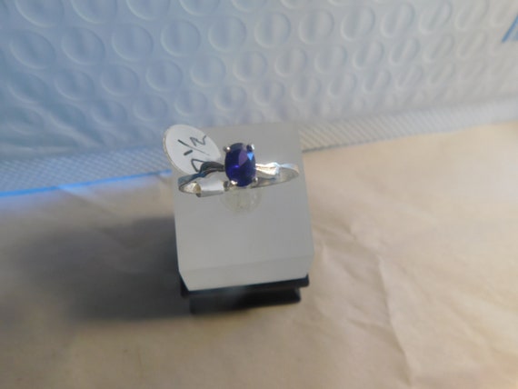 Crafted 925 Solid Sterling Silver Amethyst Ring S… - image 2