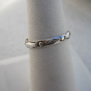Anello Petite fine 925 misura 7,5 realizzato in argento sterling massiccio n2964