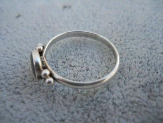 Vintage Sterling Crafted Solid 925 Silver Solitai… - image 4