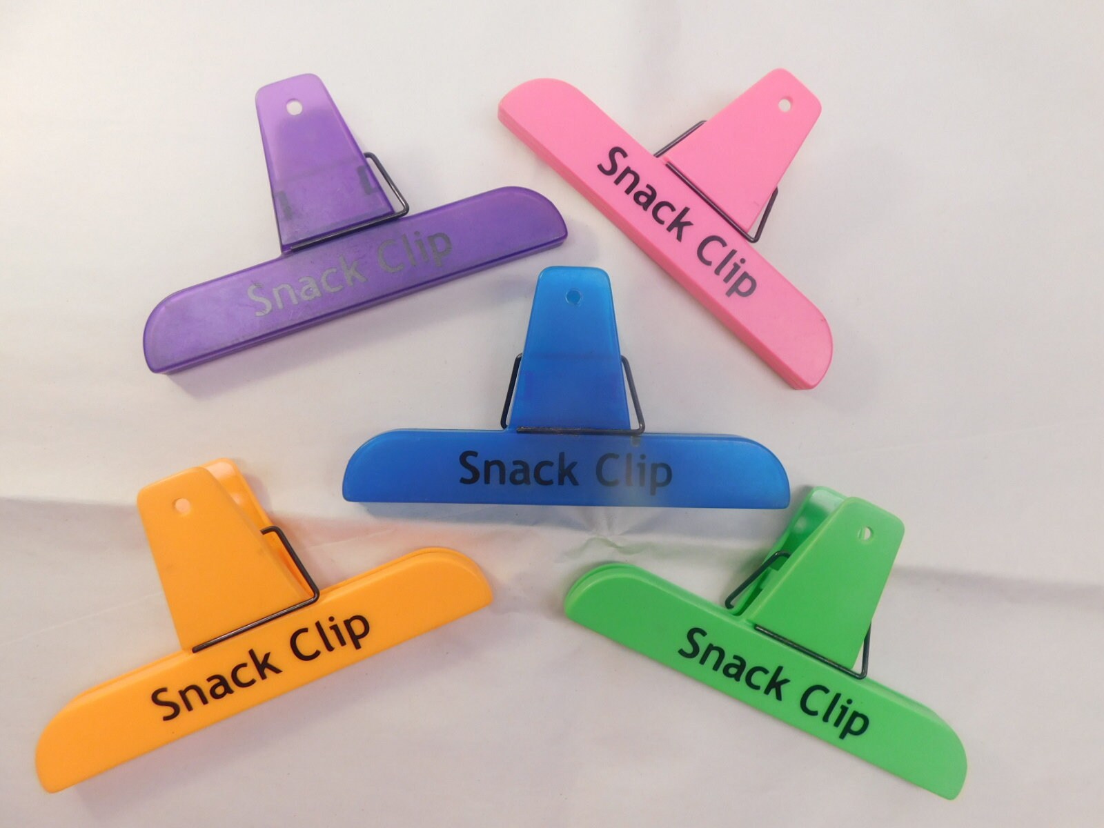 6pc Multi-Purpose Bag Clips Set, Mini 1.5 Chip Clips & 4 Snack Sealing  Clips