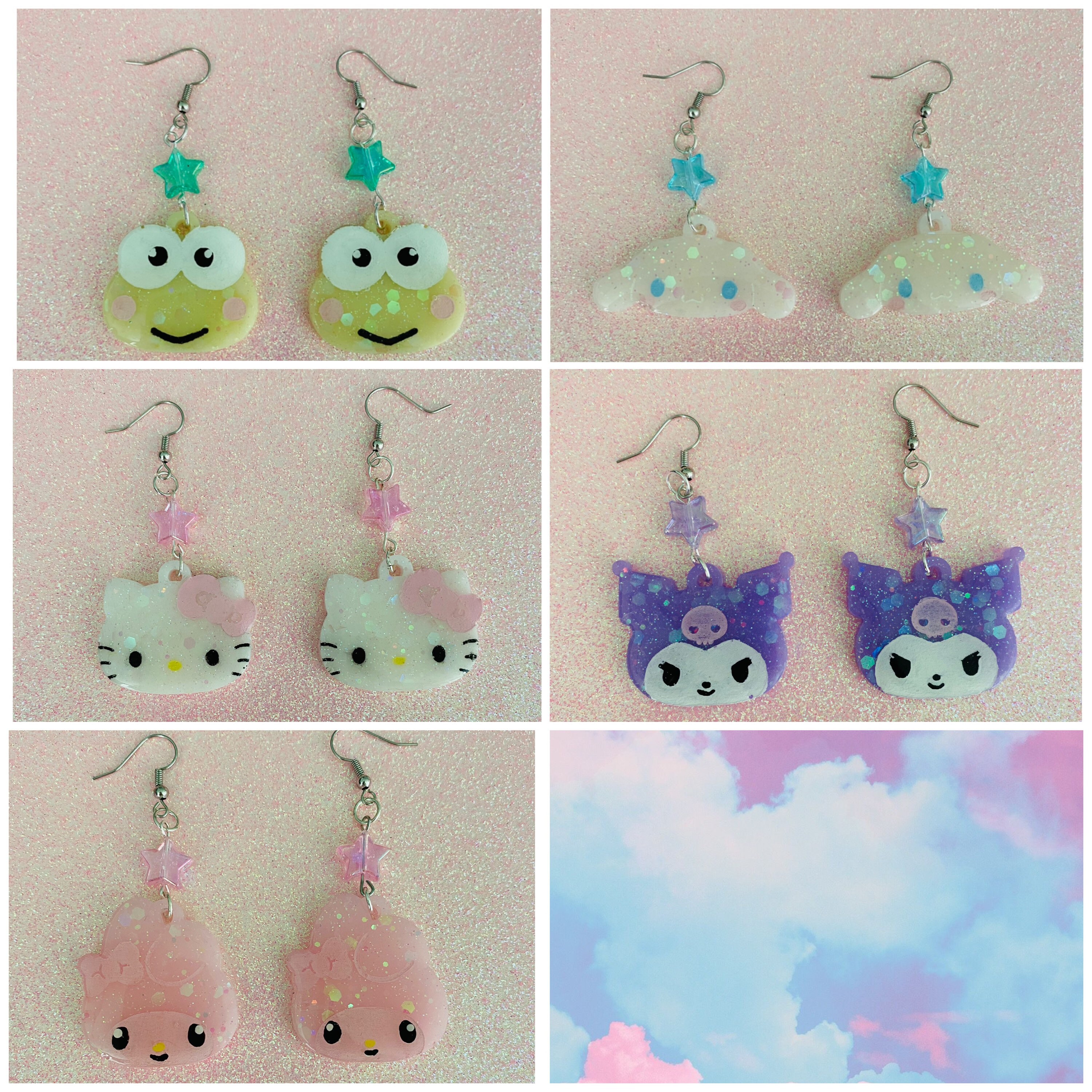 Kawaii Earrings Etsy