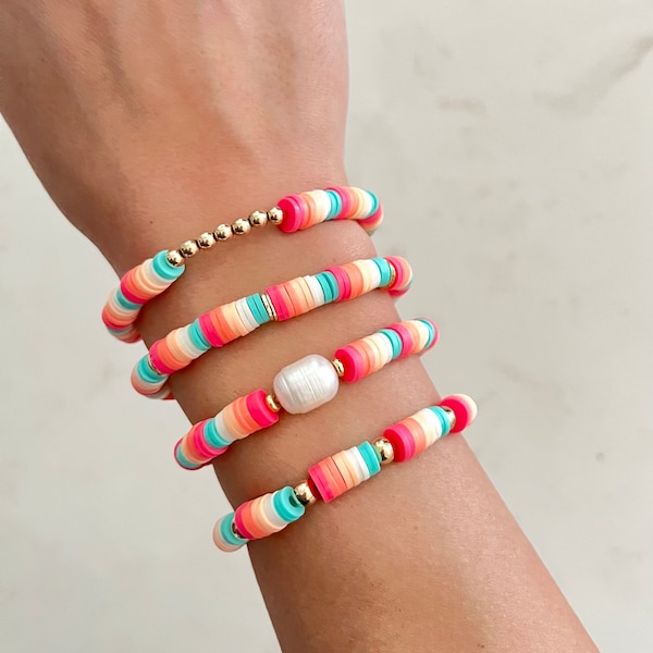 Clay Bead Bracelets Ideas - Etsy