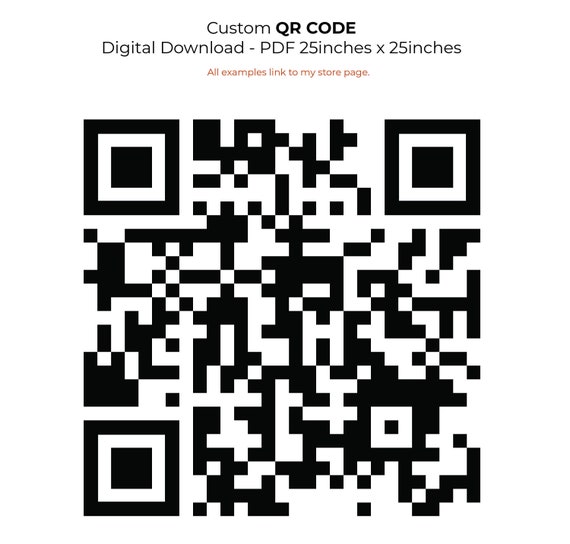 Black QR Code PDF 25in X 25in Hi RES Digital Download Etsy black-qr-code-pdf-25in-x-25in-hi-res-digital-download-etsy