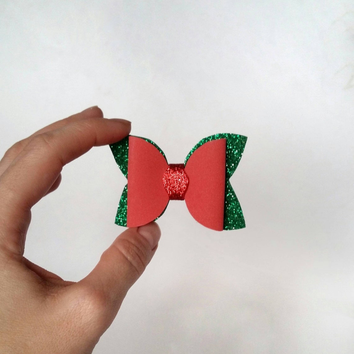 Christmas bow template svg Files for Cricut Hair bow svg Etsy