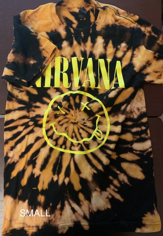 Nirvana tie dye shirt Clearance