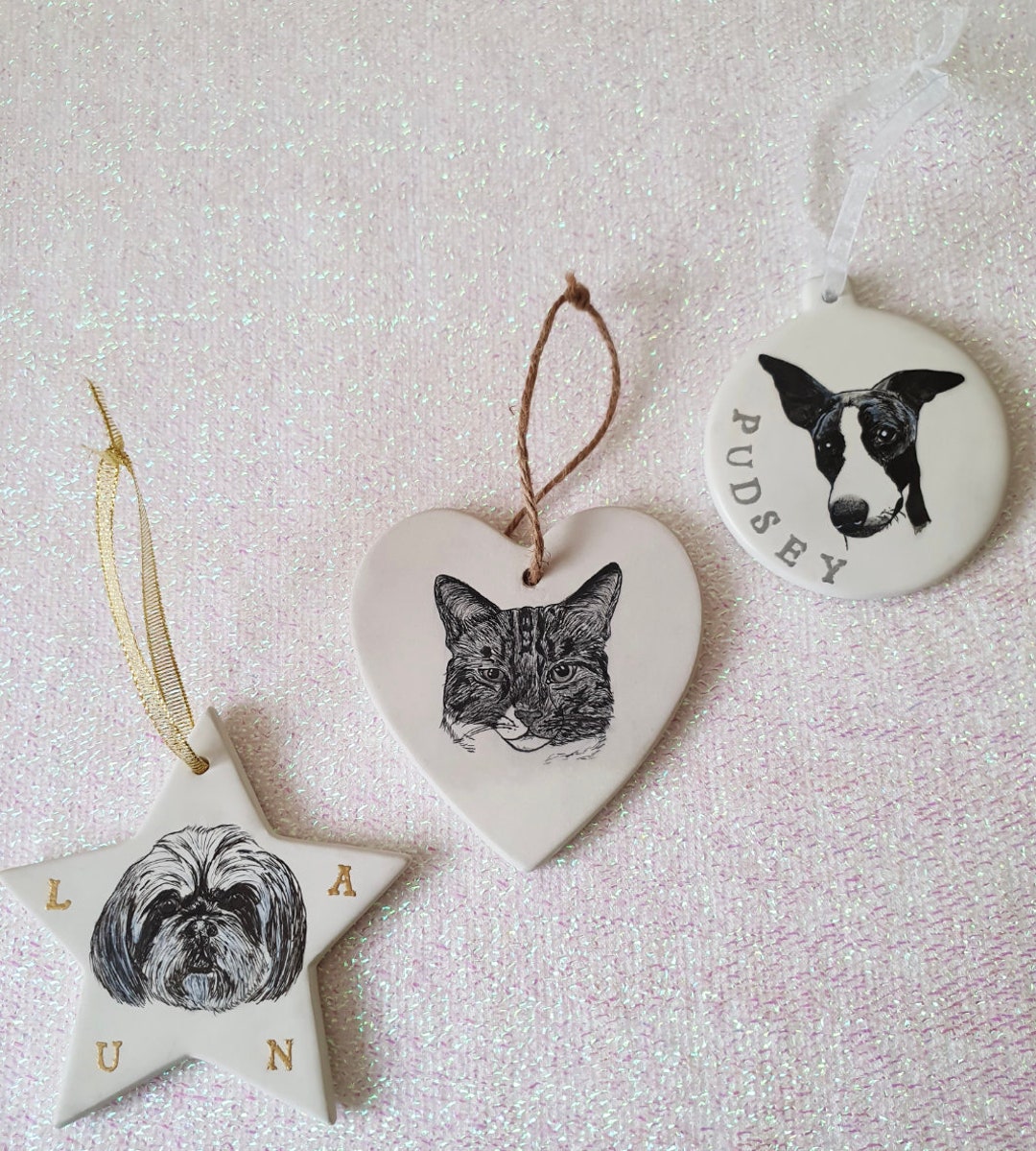 Personalised Pet Ornament Pet Decoration Personalised - Etsy