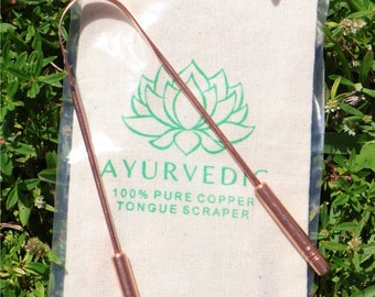 Premium Copper Tongue Scraper for Ultimate Oral Hygiene