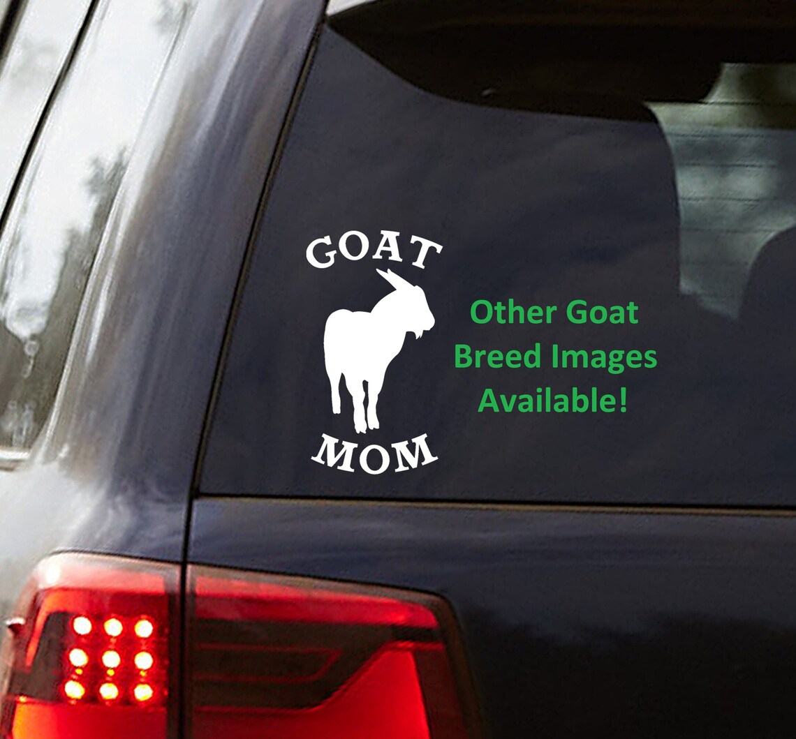 Goat Decal Goat Sticker Goat Bumper Sticker Goat Window Etsy