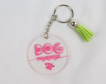 Dog Mama Keychain