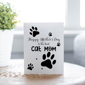 Exquisite Cat Mom Mothers Day Card Scene in 4K