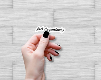 F the Patriarchy Stickers, Fuck the Patriarchy Sticker, Swiftie Sticker Small, Feminist Laptop Stickers for Book, Kindle Stickers for Case