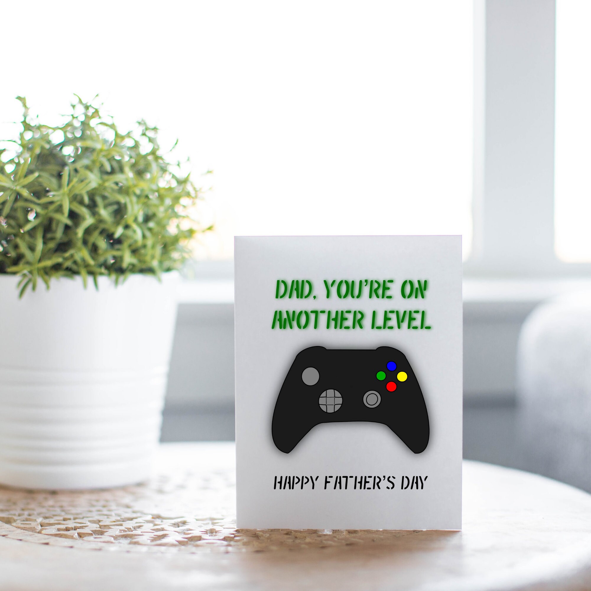 PRINTABLE Father's Day Card Video Game Card for Dad Gift - Etsy
