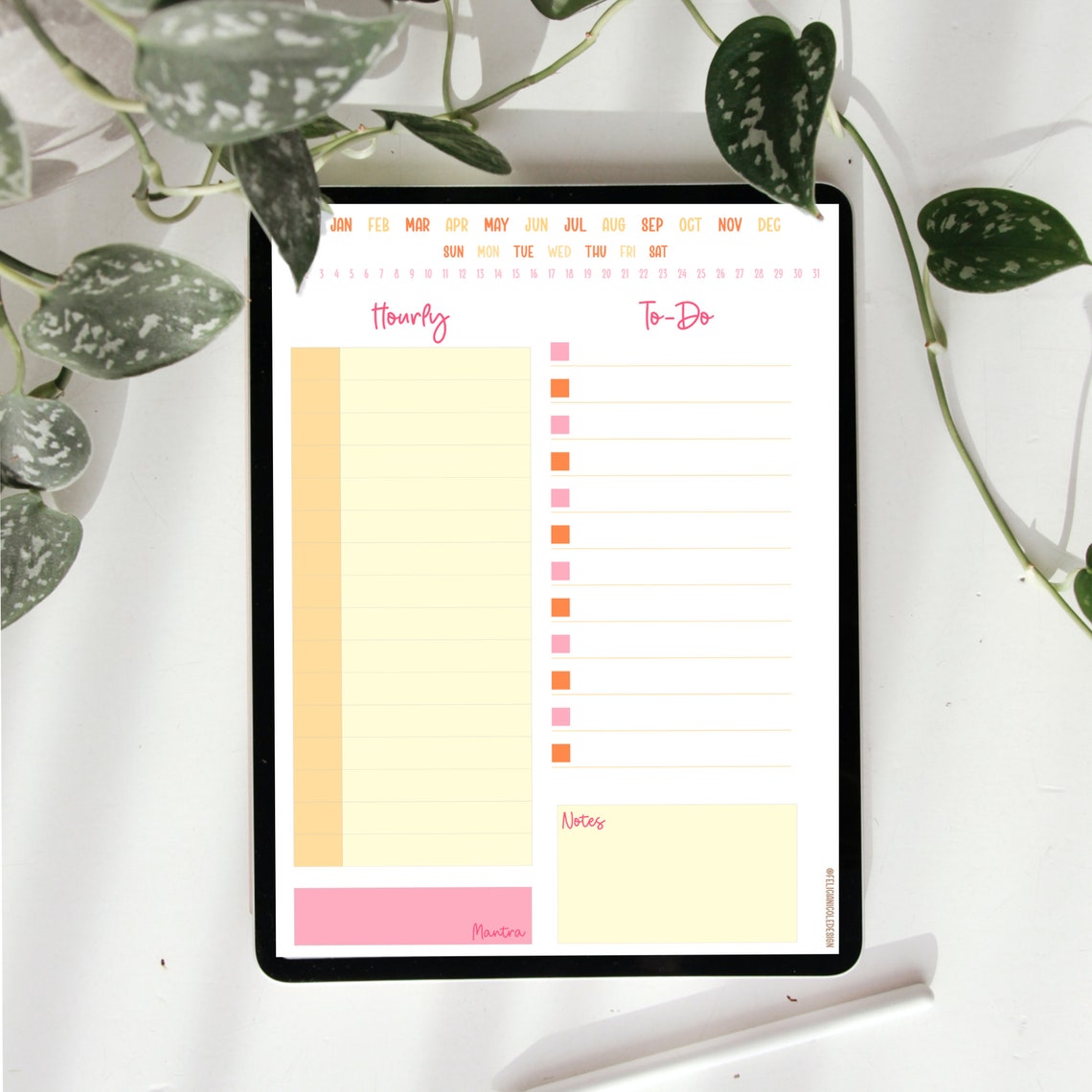 Printable Daily Planner Sheet Printable Daily Planner PDF Etsy Printable daily planner sheet printable daily planner pdf etsy