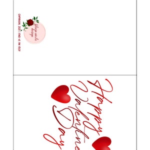PRINTABLE Valentines Day Card for Husband Downloadable Cards | Etsy
