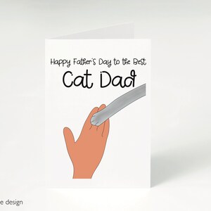 PRINTABLE Happy Fathers Day Card From Cats, Cat Dad Card for Fathers ...