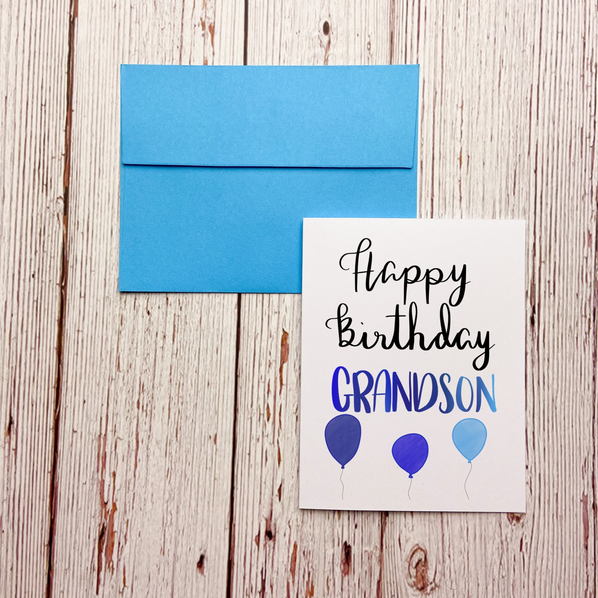 grandson birthday card personalized birthday card birthday etsy