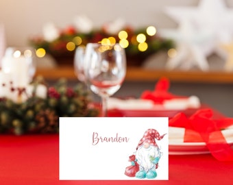 Table Name Cards Christmas | Etsy
