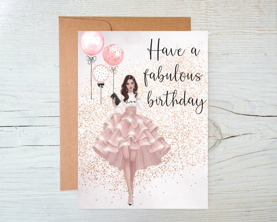 Teenage girl birthday card Birthday card for teen girl Girls | Etsy