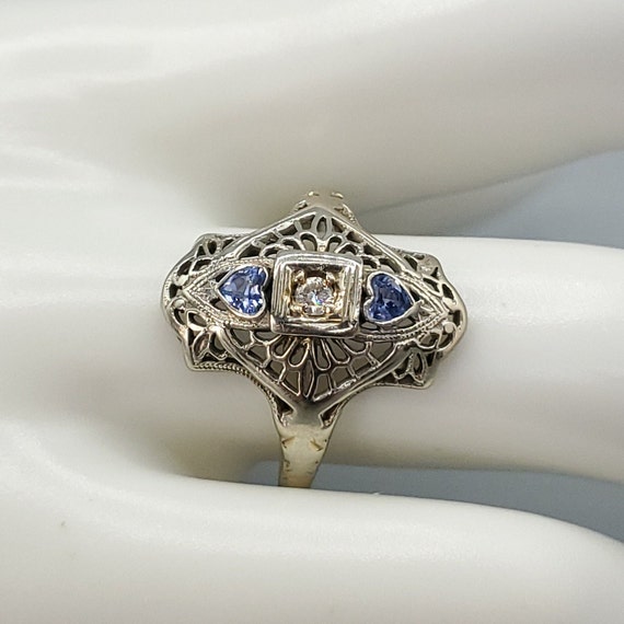 Sterling Silver Antiqued 14k Gold Centered Daisy Ring Sterling Silver Antiqued 14k Gold Centered Daisy Ring
