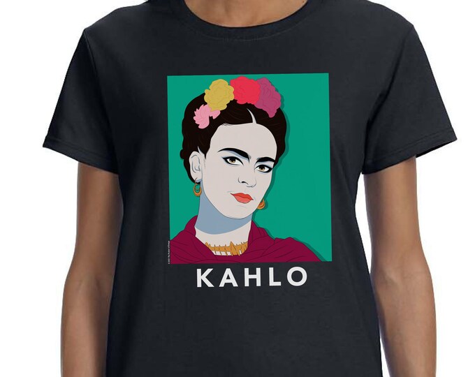 T-Shirt Frida KAHLO 80s STYLE Portrait