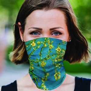 Face Mask/Neck Scarf Van Gogh Almond Branch in Gift Sleeve