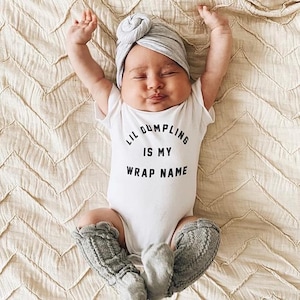 Lil Dumpling Onesie. 100% organic cotton