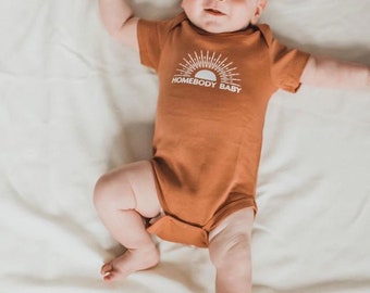 Homebody Baby Onesie - Ginger