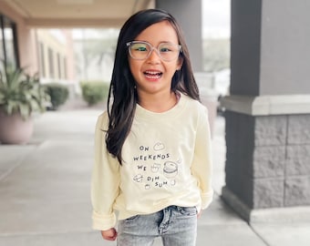 Dim Sum Cream Crewneck Sweatshirt. ORGANIC Cotton