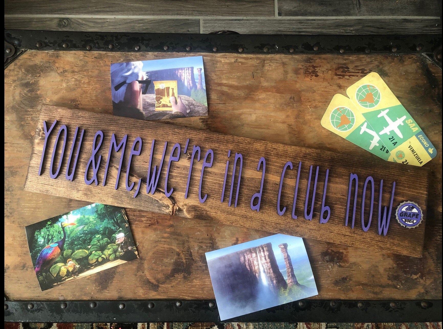 Carl And Ellie Quotes You And Me Were In A Club Now Up Movie Quotes Carl And | Etsy Canada