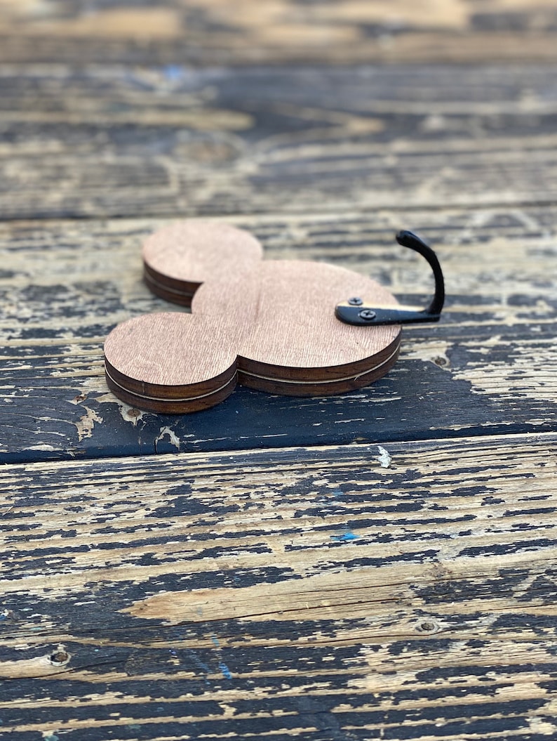 Mickey Hooks mickey Mouse Hangers Mickey Wall Hook Mickey Etsy