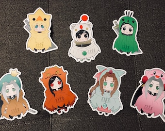 FF7R Integrade Kawaii cape stickers