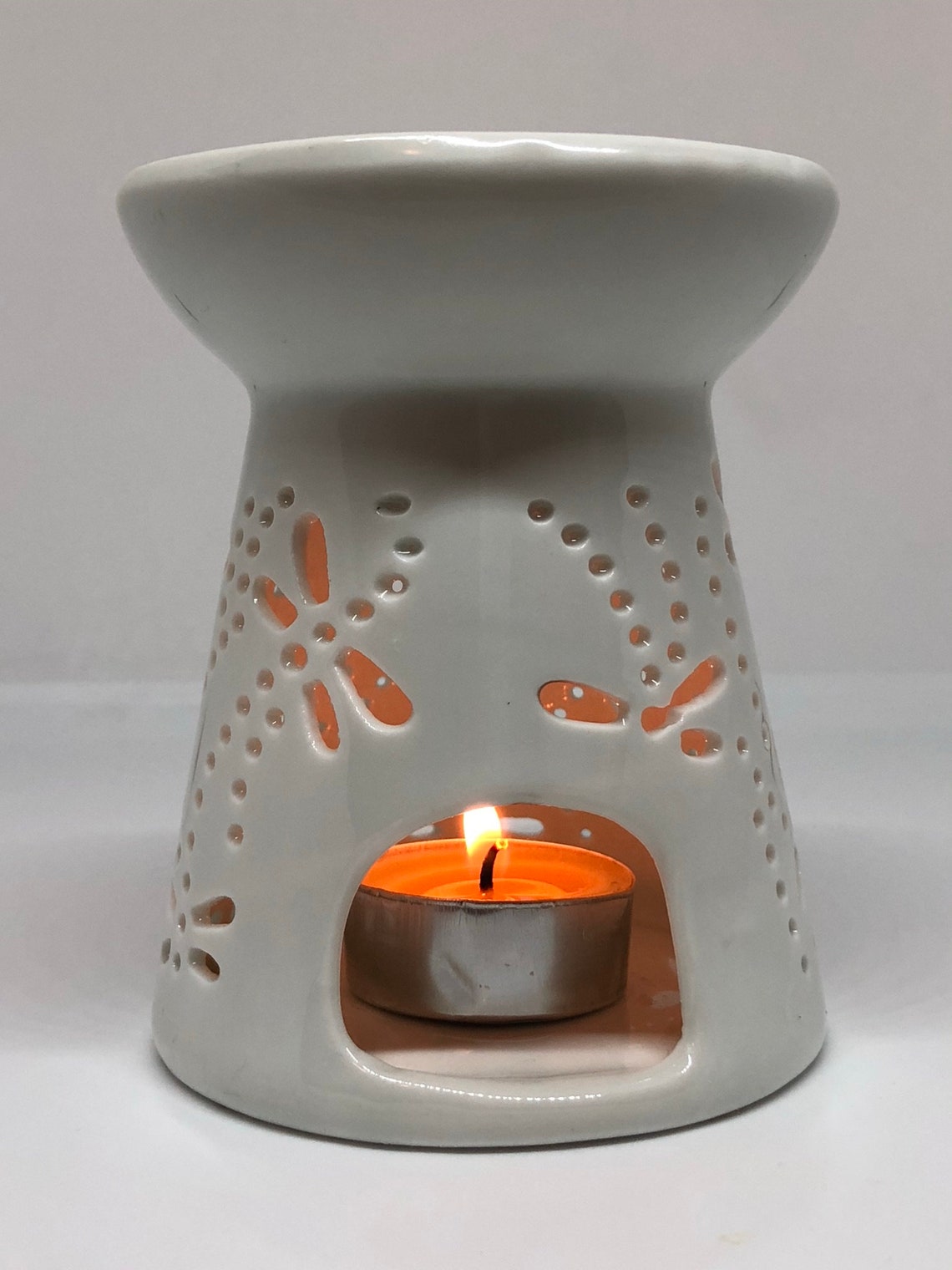 Ceramic Wax Warmer Tea light Wax Warmer Etsy
