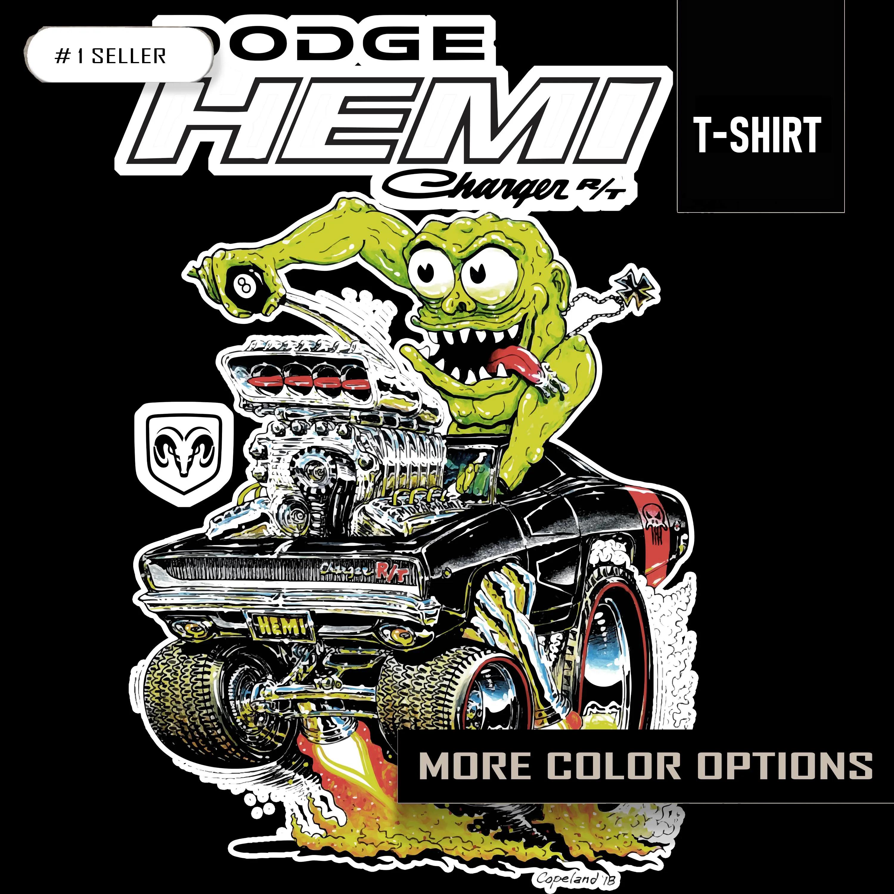 Vintage Hemi Dodge Charger Unisex Tee, Retro Shirt, Vintage Clothing, Classic Truck Lover Gift, Vintage Style Apparel
