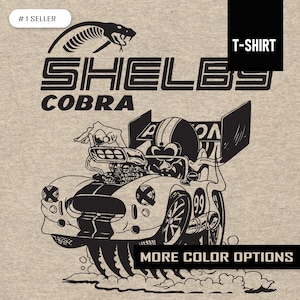 62 AC Shelby Cobra Unisex Jersey Short Sleeve Tee By Bill Copeland - Classic Car Lover Gift, Vintage Car Enthusiast Shirt, Racing Fan