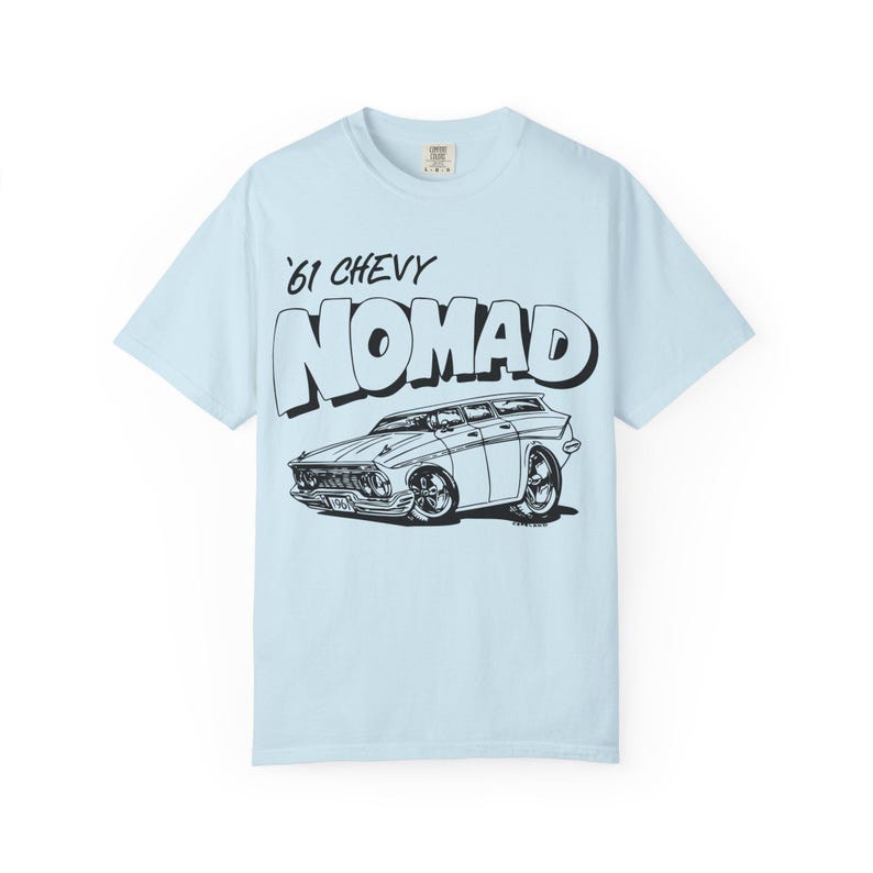 1961 Chevy Nomad Vintage Car hot rod muscle car printed on comfort colors 1717
#ChevyNomad #1961Chevy#Chevy #Chevrolet #ClassicCar #ClassicCars #MuscleCar #MuscleCars #VintageCar #CarIllustration #CarArt #AutoArt #CarGraphic #GraphicTee #VintageStyle #RetroStyle #CarCulture #GarageLife #CruiseNight #CarShow #CarMeet #StreetMachine #HotRod #ComfortColors #ComfortColors1717 #GarmentDyed #VintageWash #RingSpunCotton #EtsyFinds #EtsyShop #BillCopeland