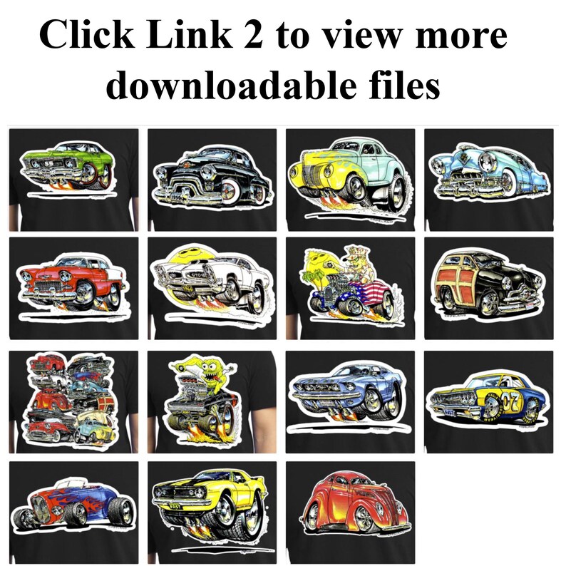 Download Vintage El Camino Hot Rod png pdf svg and dxf Downloadable | Etsy